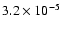 $3.2 \times 10^{-5}$