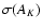 $\sigma(A_K)$