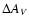 $\Delta A_V$