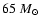 $65~M_\odot$