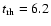 $t_{\rm rh} = 6.2$