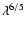 $\lambda^{6/5}$