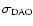 $\sigma_{\rm DAO}$