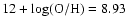 $12+\log({\rm O/H})=8.93$