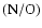 $\rm (N/O)$