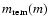 $m_{{\rm rem}}(m)$