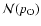 ${\cal
N}(p_{\rm O})$