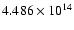 $4.486\times 10^{14}$