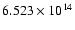 $6.523\times 10^{14}$