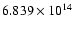 $6.839\times 10^{14}$