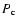 $P_{\rm c}$