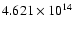 $4.621\times10^{14}$
