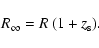 \begin{displaymath}R_{\infty}=R~(1+z_{\rm s}).
\end{displaymath}