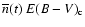 $\overline{n}(t)~E(B-V)_{\rm c}$