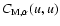 $C_{\rm M,\alpha}(u,u)$