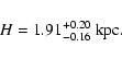 \begin{displaymath}H=1.91^{+0.20}_{-0.16}\ {\rm kpc}.
\end{displaymath}