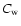 $C_{\rm w}$