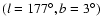 $(l=177^\circ, b=3^\circ)$