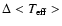 $\Delta <T_{\rm eff}>$