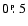 $0~\hbox{$.\!\!^{\scriptscriptstyle\rm p}$ }5$