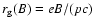 $r_{\rm g}(B) = e B / (p c)$