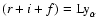 $(r+i+f)={\rm Ly}_\alpha$
