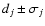 $d_j
\pm \sigma_j$