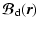 $\displaystyle \vec{\mathcal{B}}_{\mathrm d}(\vec{r})$
