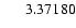 $\ensuremath{\phantom{000}} 3.37180$