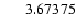 $\ensuremath{\phantom{000}} 3.67375$