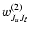 $w_{J_uJ_\ell}^{(2)}$