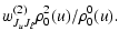 $\displaystyle w_{J_uJ_\ell}^{(2)}\rho^2_0(u)/\rho^0_0(u).$