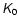 $\mathsfsl{K}_0$