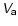 $\mathsfsl{V}_{\sf a}$