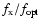 $f_{\rm
x}/f_{\rm opt}$