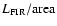 $L_{\rm FIR}/{\rm area}$