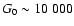 $G_0 \sim10~000$