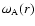 $\omega_{\rm A}(r)$
