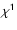 $\mathsf{\chi^1}$