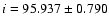 $i = 95.937 \pm 0.790$