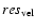 $res_{\rm vel}$