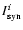 $I_{{\rm syn}}^i$