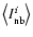 $\left\langle I_{{\rm nb}}^i \right\rangle$