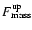$F_{{\rm mass}}^{{\rm up}}$