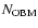 $N_{\rm OBM}$