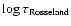 $\log\tau_{{\rm Rosseland}}$