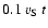 $ 0.1~v_{\rm S}~t$