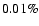 $0.01\%$
