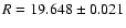 $R=19.648\pm0.021$