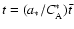 $t=(a_*/C^*_{\rm A}){\bar t}$
